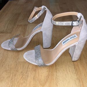 Gray Steve Madden heels 7.5